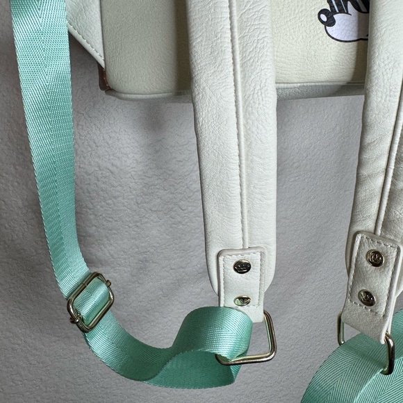 Disney Loungefly Mickey & Minnie Summer At The Beach Mini Backpack - Picture 7 of 11